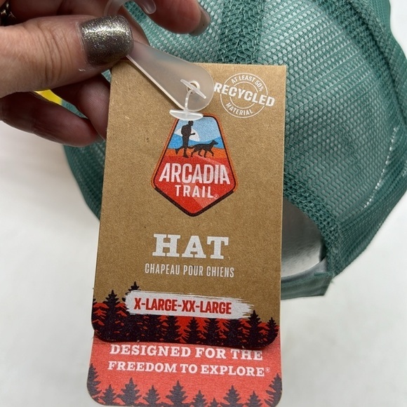 Acadia Trail NWT Trucker Hat with Chin Strap Hiking Size SL/XXL HT4790 - Picture 6 of 10